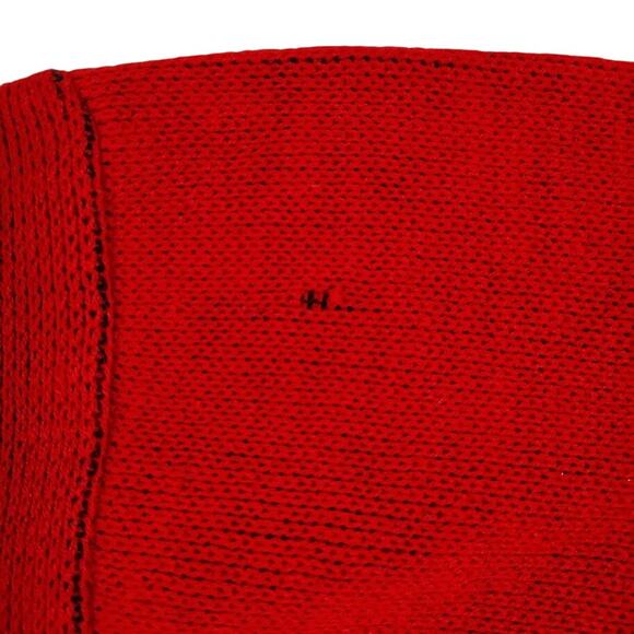 VTG Topsville Women's Red Floral Embroidered Sweater Size L **PLEASE READ** - Picture 9 of 16